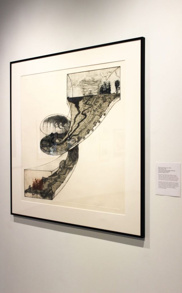 framed drawing