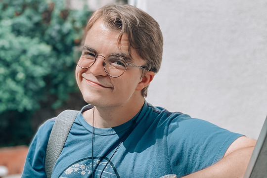 Read more about the article Recent Alum Working in L.A. on Promotional Material for Upcoming Film