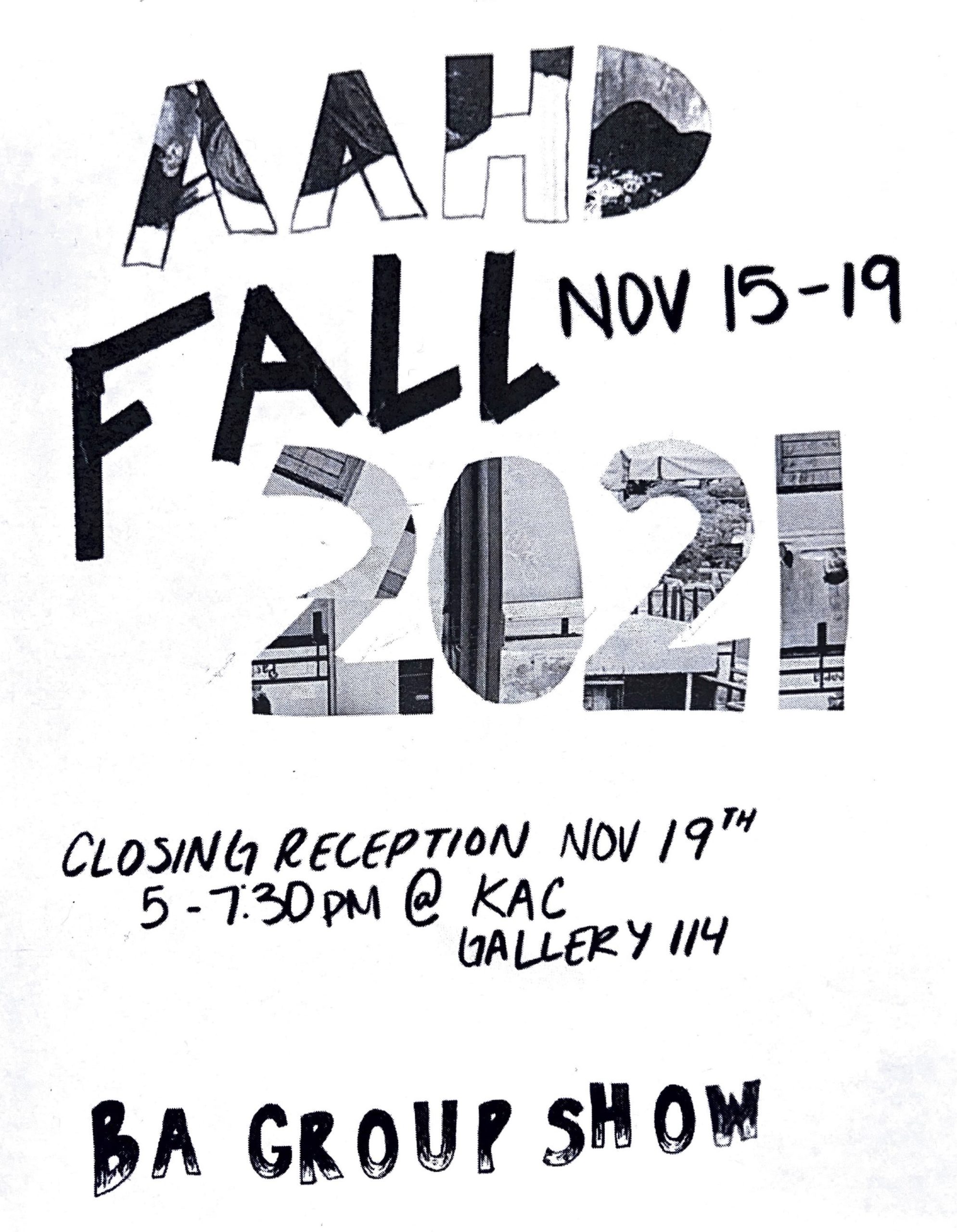 Read more about the article AAHD Fall 2021 BA Group Show
