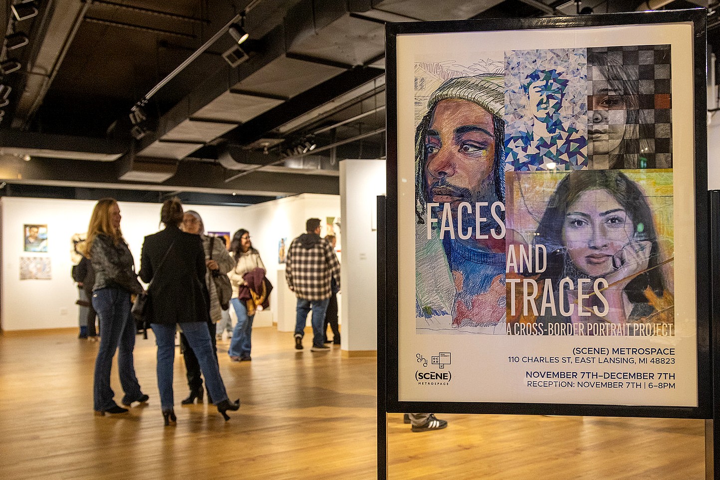 Read more about the article Cross-Border Art Project Between MSU and Canadian Students on Display at (SCENE) Metrospace