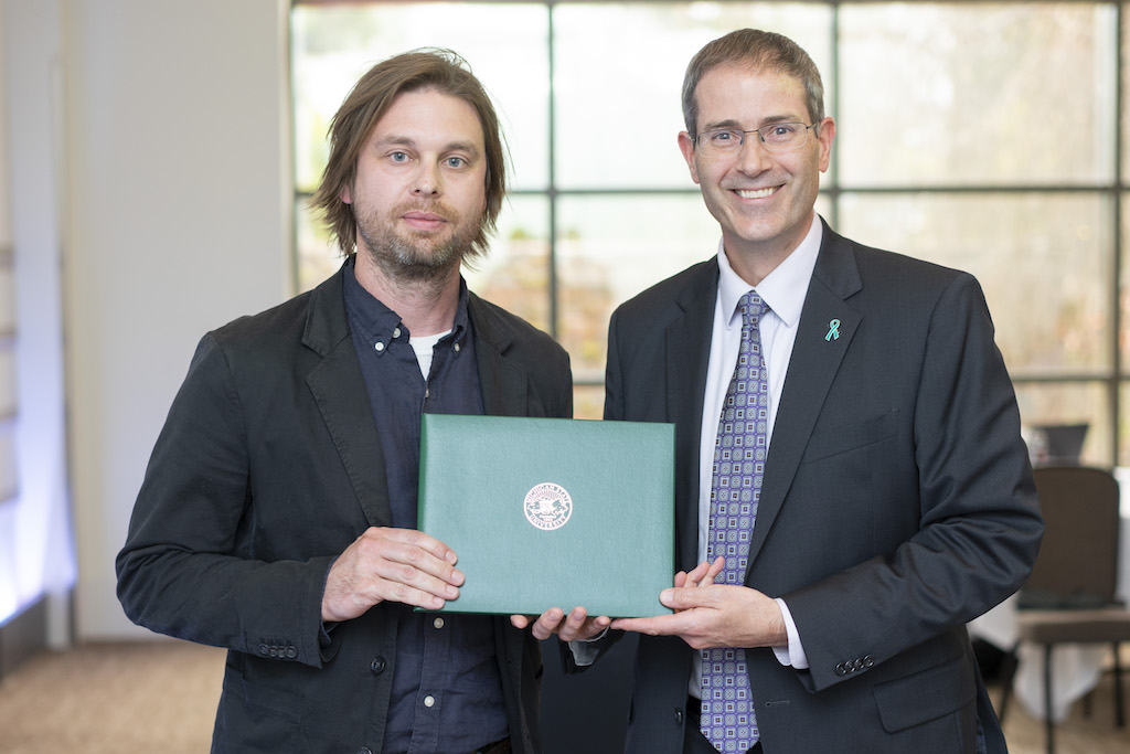 Two Awards Presented at Annual Faculty Meeting