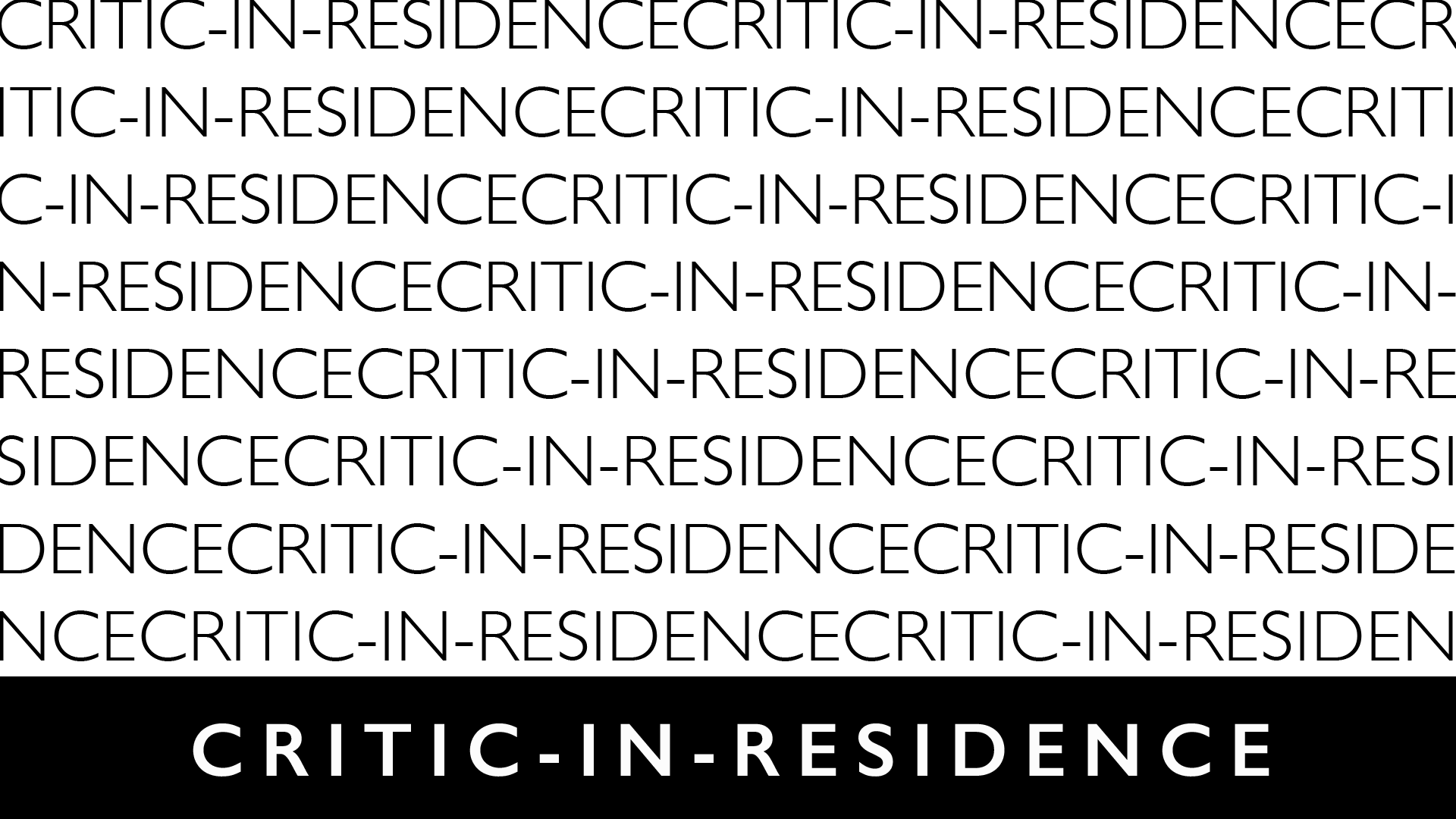 Read more about the article Critic-in-Residence